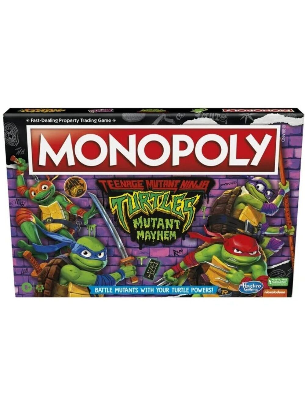 Monopoly Teenage Mutant Ninja Turtles: Mutant Mayhem Edition Board Game